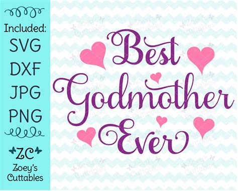 Download Free Godmother SVG Printable Crafts
